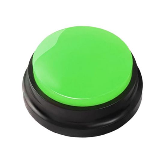 Picture of دکمه صحبت آموزشی سگ و گربه قابل ضبط صدا سبز